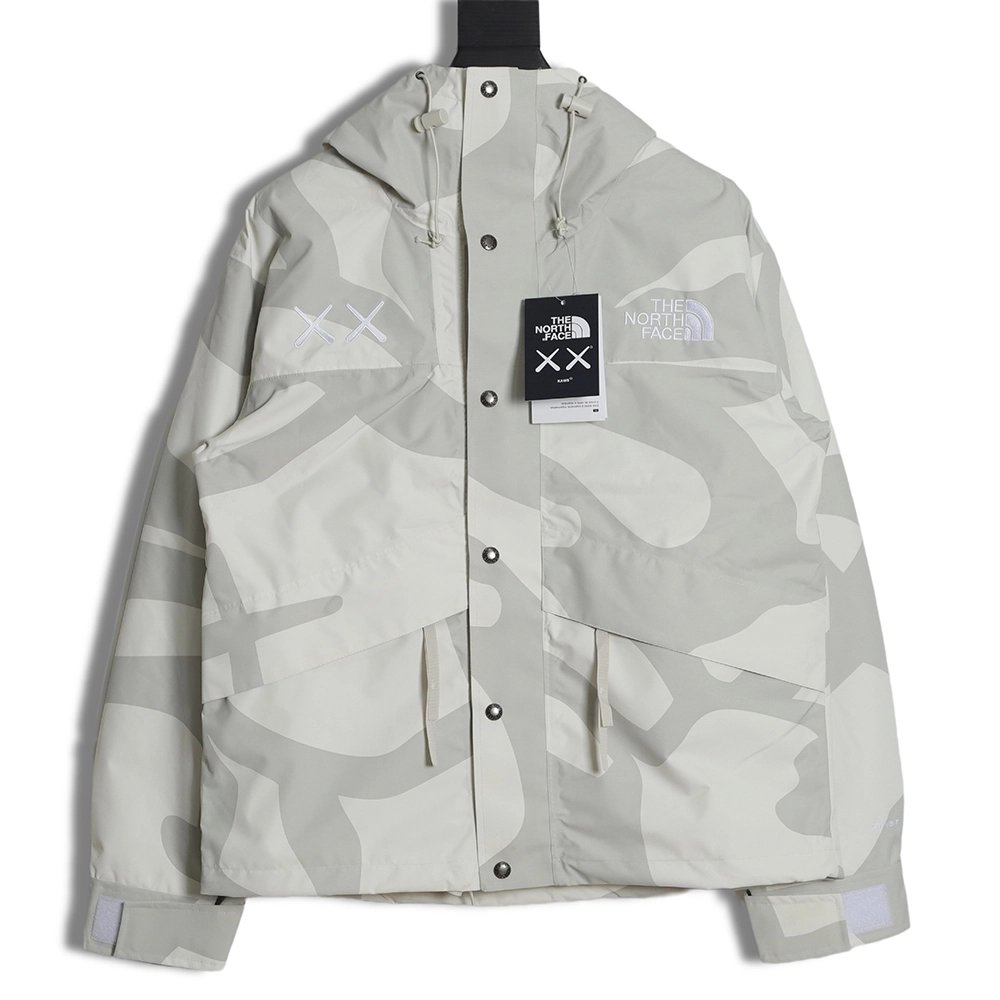 THE NORTH FACE x XX KAWS joint FW22 outdoor color matching hard shell hooded jacket,The North Face Jacket,Jacket,APPAREL