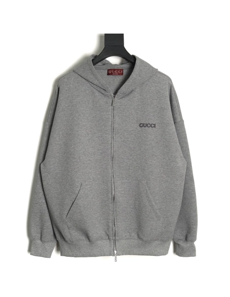Gucci Small Logo Hooded ZipUp Jacket,Gucci Jacket,Jacket,APPAREL