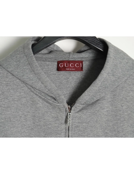 Gucci Small Logo Hooded ZipUp Jacket,Gucci Jacket,Jacket,APPAREL