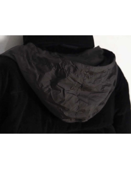 Prada PRD 23FW velvet triangle logo down jacket,Prada Jacket,Jacket,APPAREL