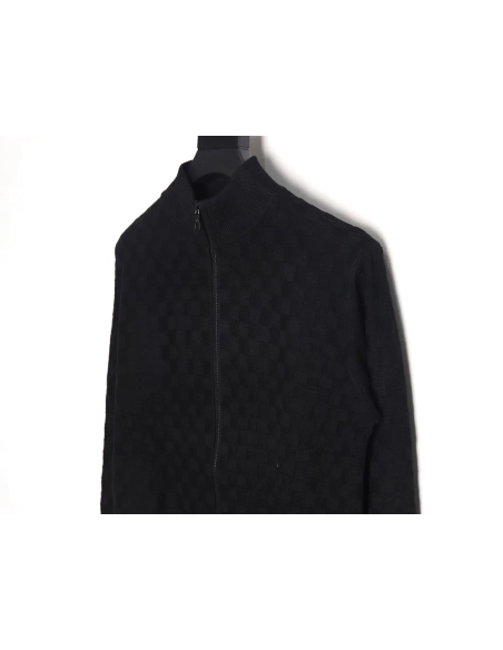 Louis Vuitton 23FW waffle embossed zipper jacket,Louis Vuitton Jacket,Jacket,APPAREL