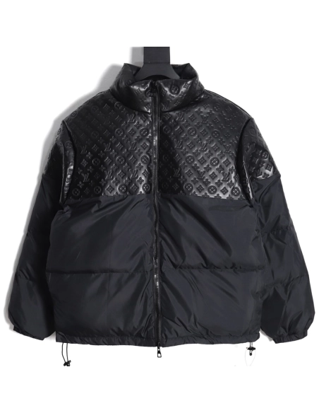 Louis Vuitton new patchwork embossed down jacket,Louis Vuitton Jacket,Jacket,APPAREL