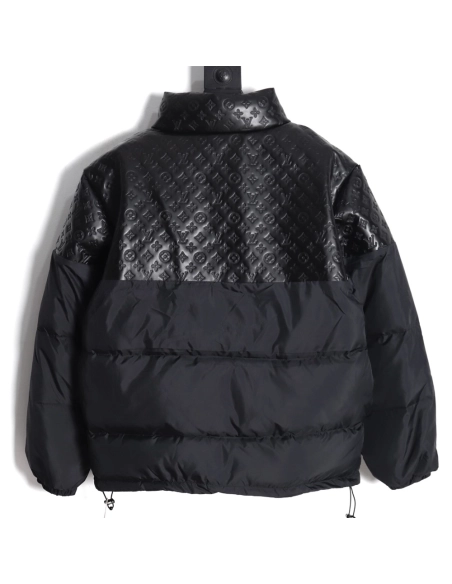 Louis Vuitton new patchwork embossed down jacket,Louis Vuitton Jacket,Jacket,APPAREL