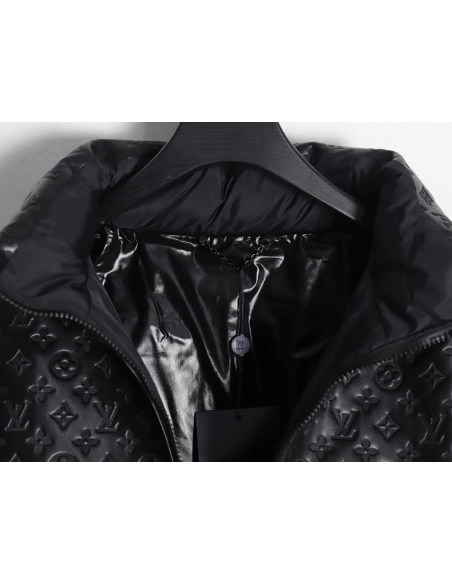 Louis Vuitton new patchwork embossed down jacket,Louis Vuitton Jacket,Jacket,APPAREL