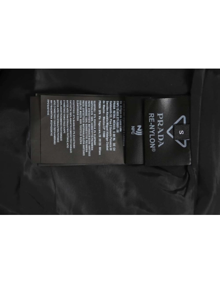 Prada PRD 23FW contrast topstitch canvas jacket,Prada Jacket,Jacket,APPAREL