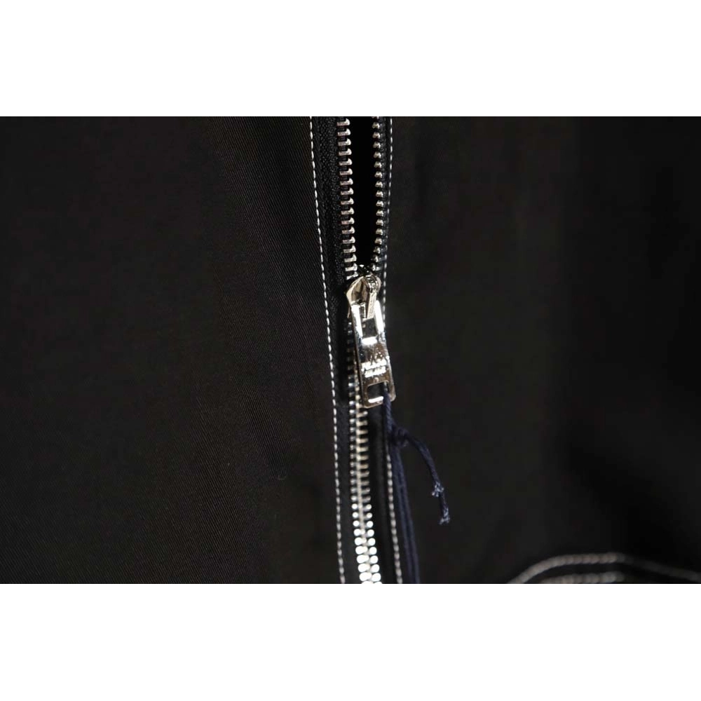 Prada PRD 23FW contrast topstitch canvas jacket,Prada Jacket,Jacket,APPAREL