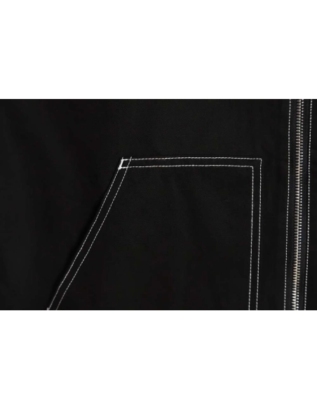 Prada PRD 23FW contrast topstitch canvas jacket,Prada Jacket,Jacket,APPAREL