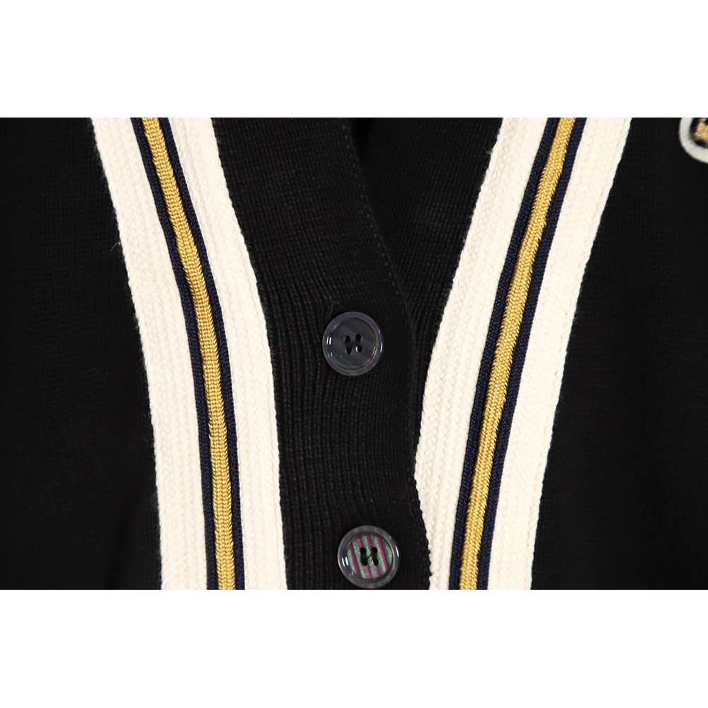 Gucci 23Fw Chest Bee Wool Cardigan Jacket,Gucci Jacket,Jacket,APPAREL