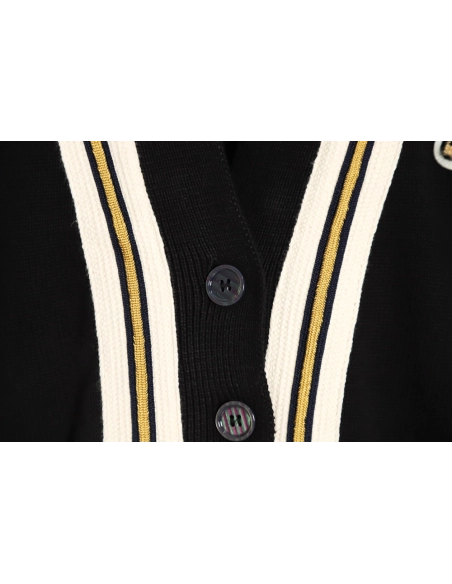 Gucci 23Fw Chest Bee Wool Cardigan Jacket,Gucci Jacket,Jacket,APPAREL