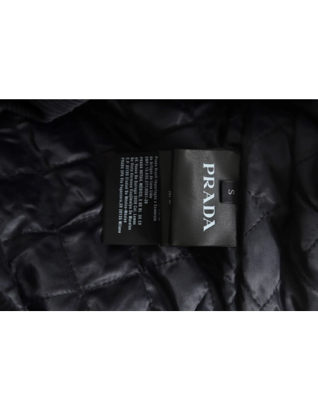 PRADA 23FW pocket corduroy longsleeved shirt jacket navy blue,Prada Jacket,Jacket,APPAREL