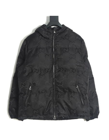 Gucci 22FW shadow jacquard down jacket TSK1,Gucci Jacket,Jacket,APPAREL