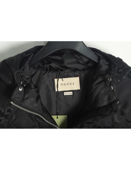 Gucci 22FW shadow jacquard down jacket TSK1,Gucci Jacket,Jacket,APPAREL