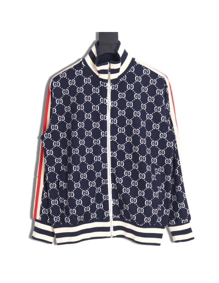 GUCCI\Gucci Gucci classic allover jacquard logo suit jacket,Gucci Jacket,Jacket,APPAREL