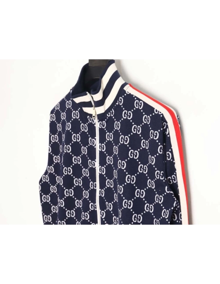 GUCCI\Gucci Gucci classic allover jacquard logo suit jacket,Gucci Jacket,Jacket,APPAREL