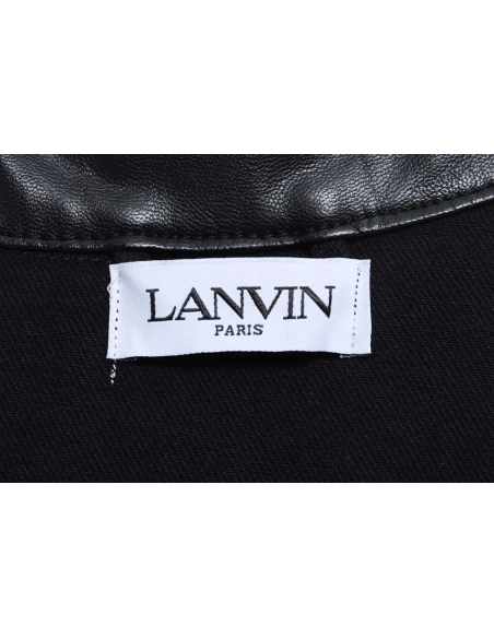 Lanvin joint GD limited capsule graffiti denim jacket,Lanvin Jacket,Jacket,APPAREL