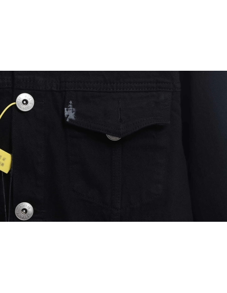 Lanvin joint GD limited capsule graffiti denim jacket,Lanvin Jacket,Jacket,APPAREL
