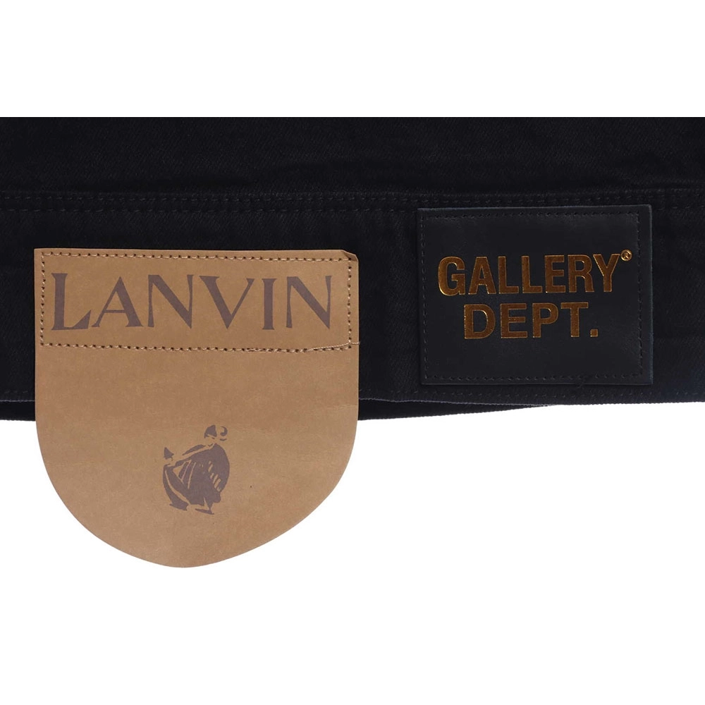 Lanvin joint GD limited capsule graffiti denim jacket,Lanvin Jacket,Jacket,APPAREL