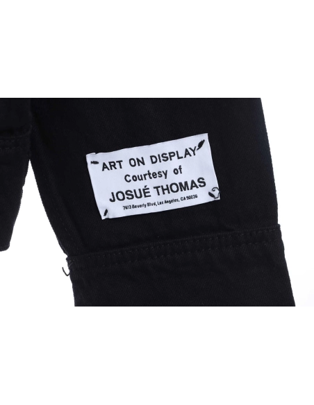 Lanvin joint GD limited capsule graffiti denim jacket,Lanvin Jacket,Jacket,APPAREL