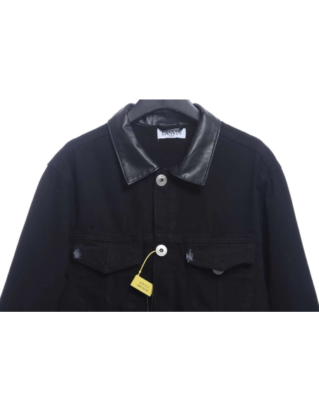 Lanvin joint GD limited capsule graffiti denim jacket,Lanvin Jacket,Jacket,APPAREL