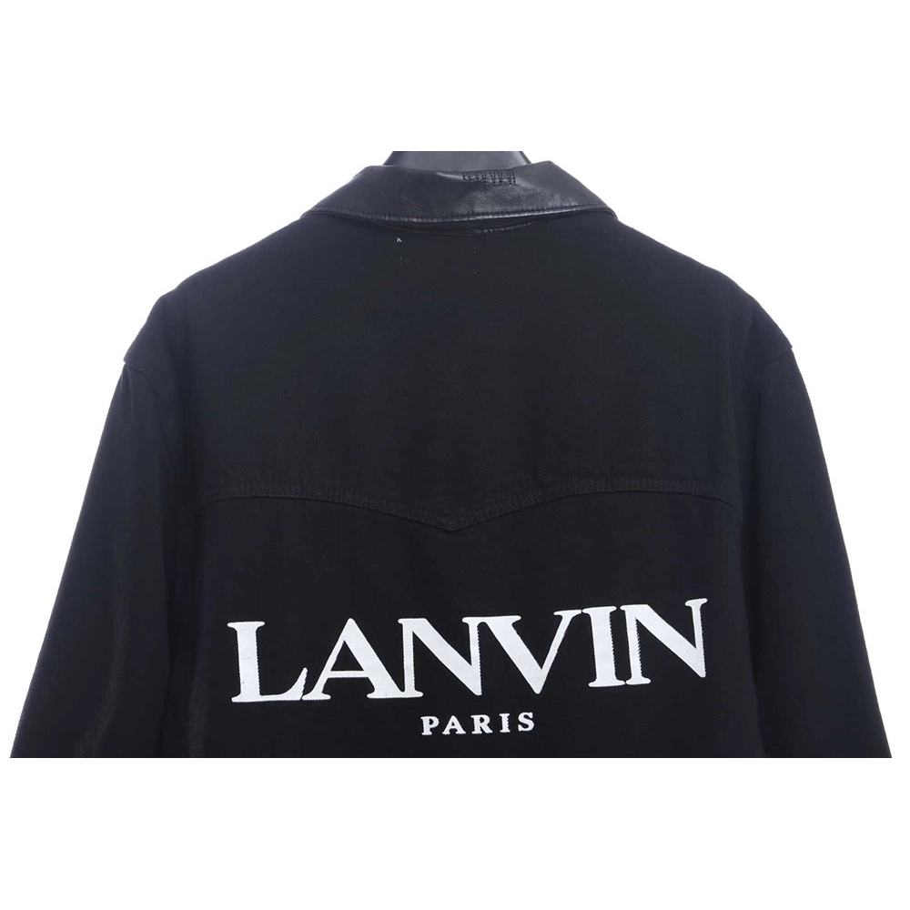 Lanvin joint GD limited capsule graffiti denim jacket,Lanvin Jacket,Jacket,APPAREL