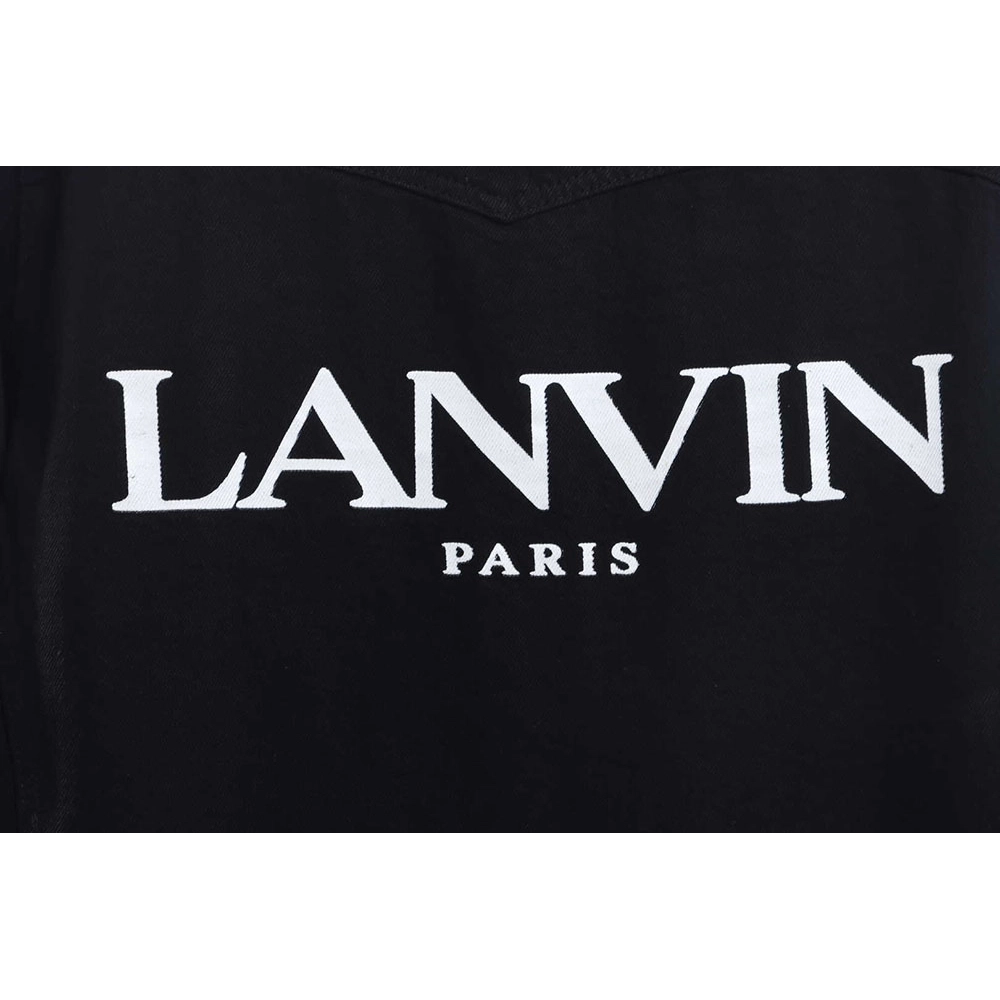 Lanvin joint GD limited capsule graffiti denim jacket,Lanvin Jacket,Jacket,APPAREL