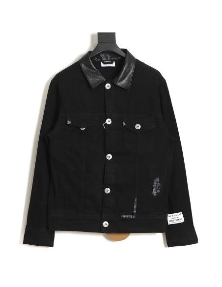 LANVIN Lanvin joint GD limited capsule graffiti denim jacket,Lanvin Jacket,Jacket,APPAREL