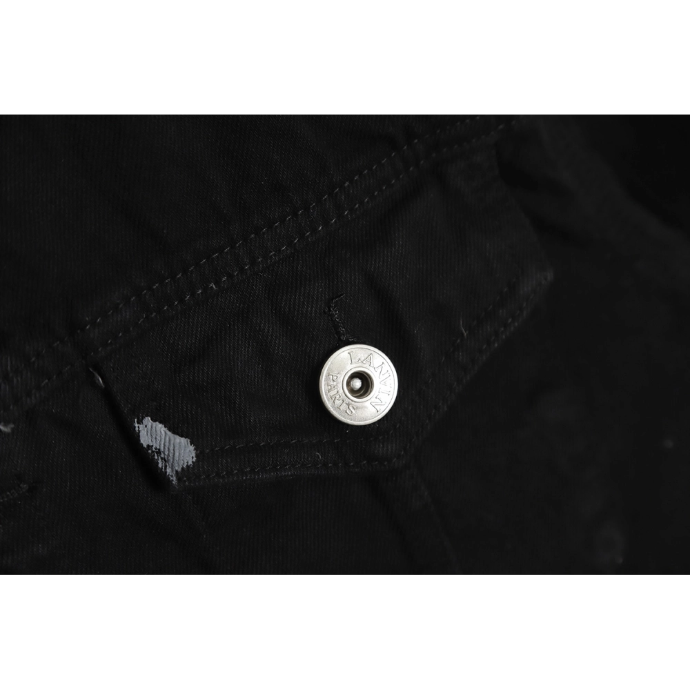 LANVIN Lanvin joint GD limited capsule graffiti denim jacket,Lanvin Jacket,Jacket,APPAREL