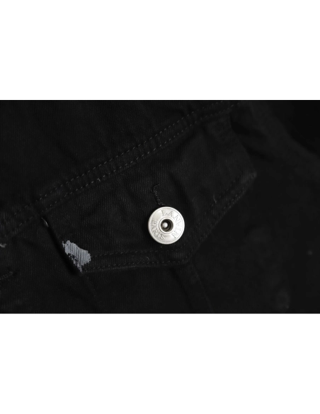 LANVIN Lanvin joint GD limited capsule graffiti denim jacket,Lanvin Jacket,Jacket,APPAREL