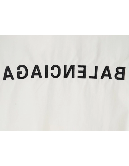 Balenciaga mirrored lettering embroidered windbreaker jacket,Balenciaga Jacket,Jacket,APPAREL