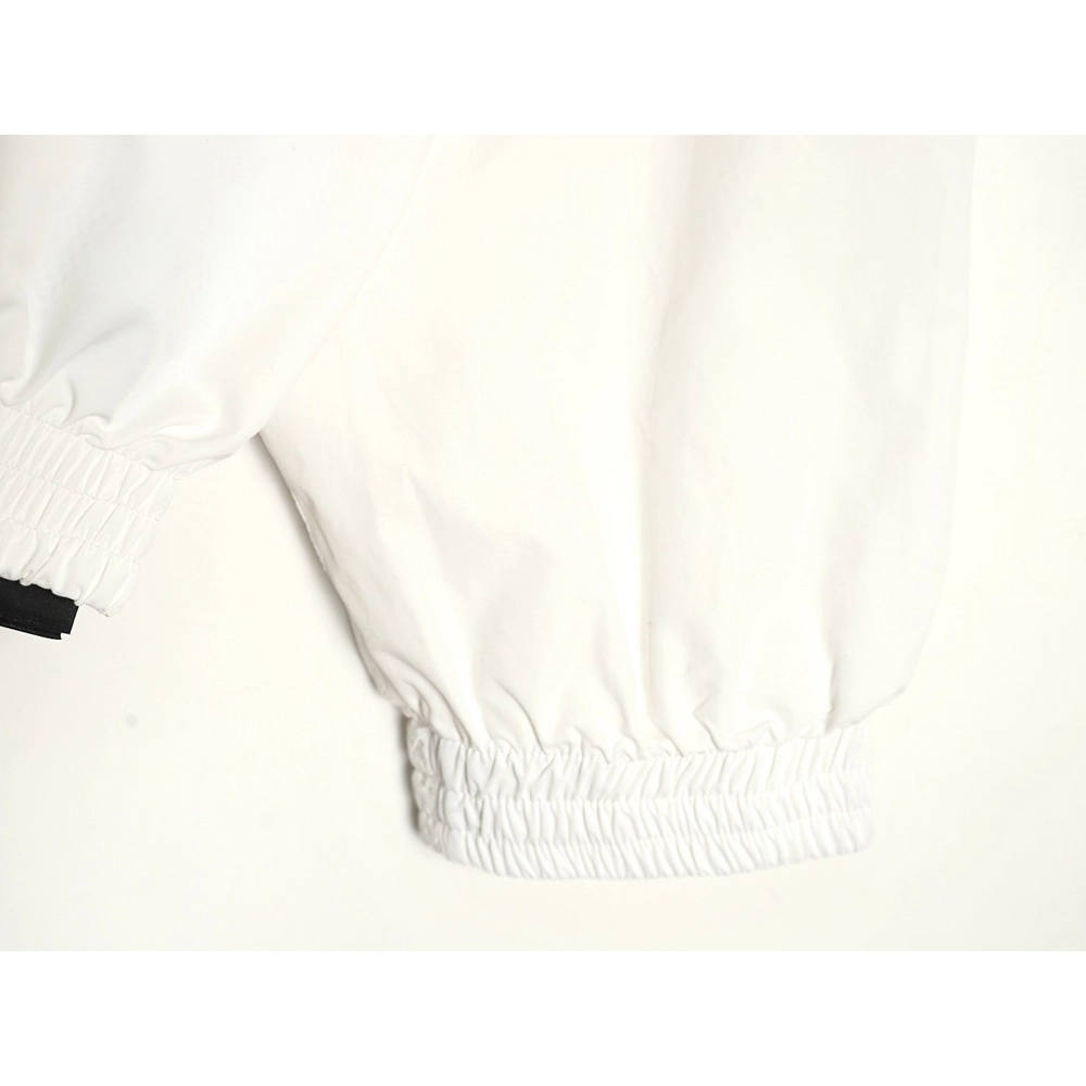 Balenciaga mirrored lettering embroidered windbreaker jacket,Balenciaga Jacket,Jacket,APPAREL