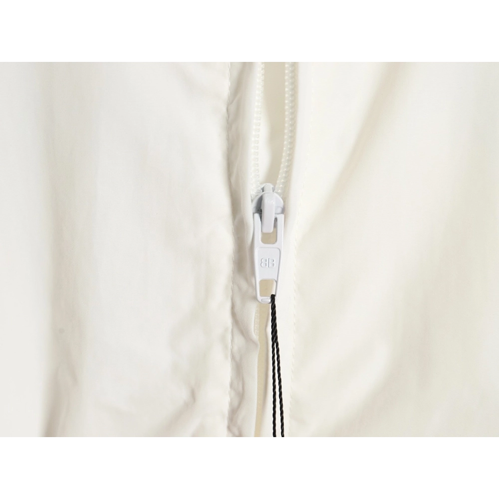 Balenciaga mirrored lettering embroidered windbreaker jacket,Balenciaga Jacket,Jacket,APPAREL