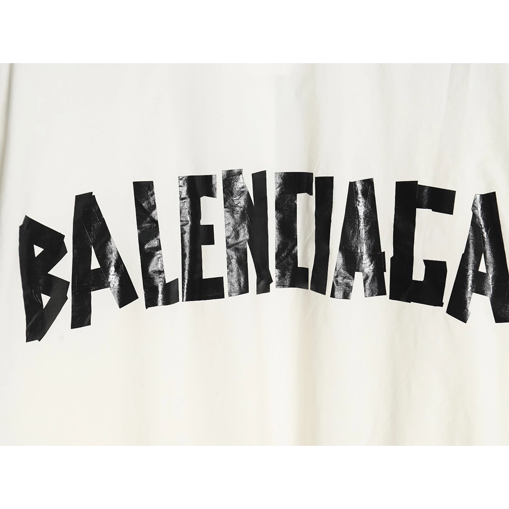 Balenciaga Double B Black Tape Waterproof Jacket,Balenciaga Jacket,Jacket,APPAREL