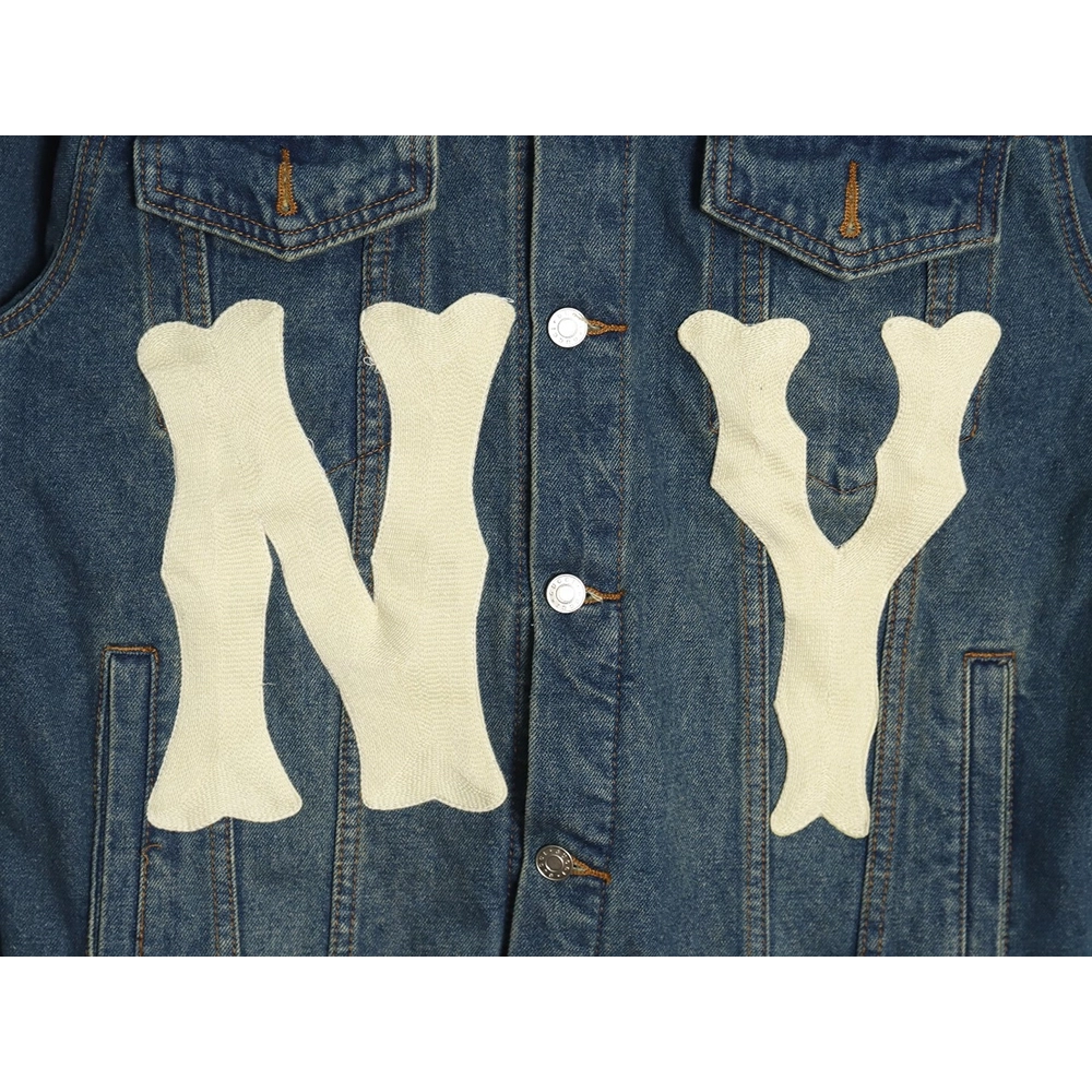 Gucci Yankees joint embroidered patch jacket,Gucci Jacket,Jacket,APPAREL