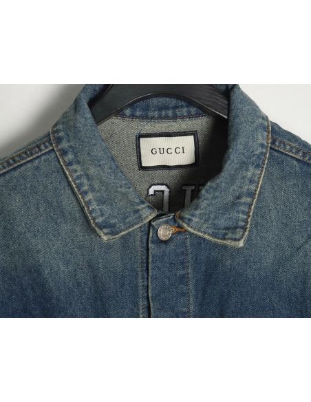 Gucci Yankees joint embroidered patch jacket,Gucci Jacket,Jacket,APPAREL