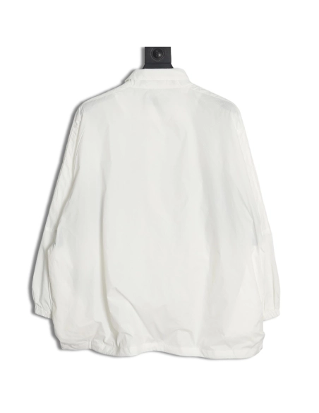 Balenciaga patchwork slogan windbreaker jacket TSK3,Balenciaga Jacket,Jacket,APPAREL