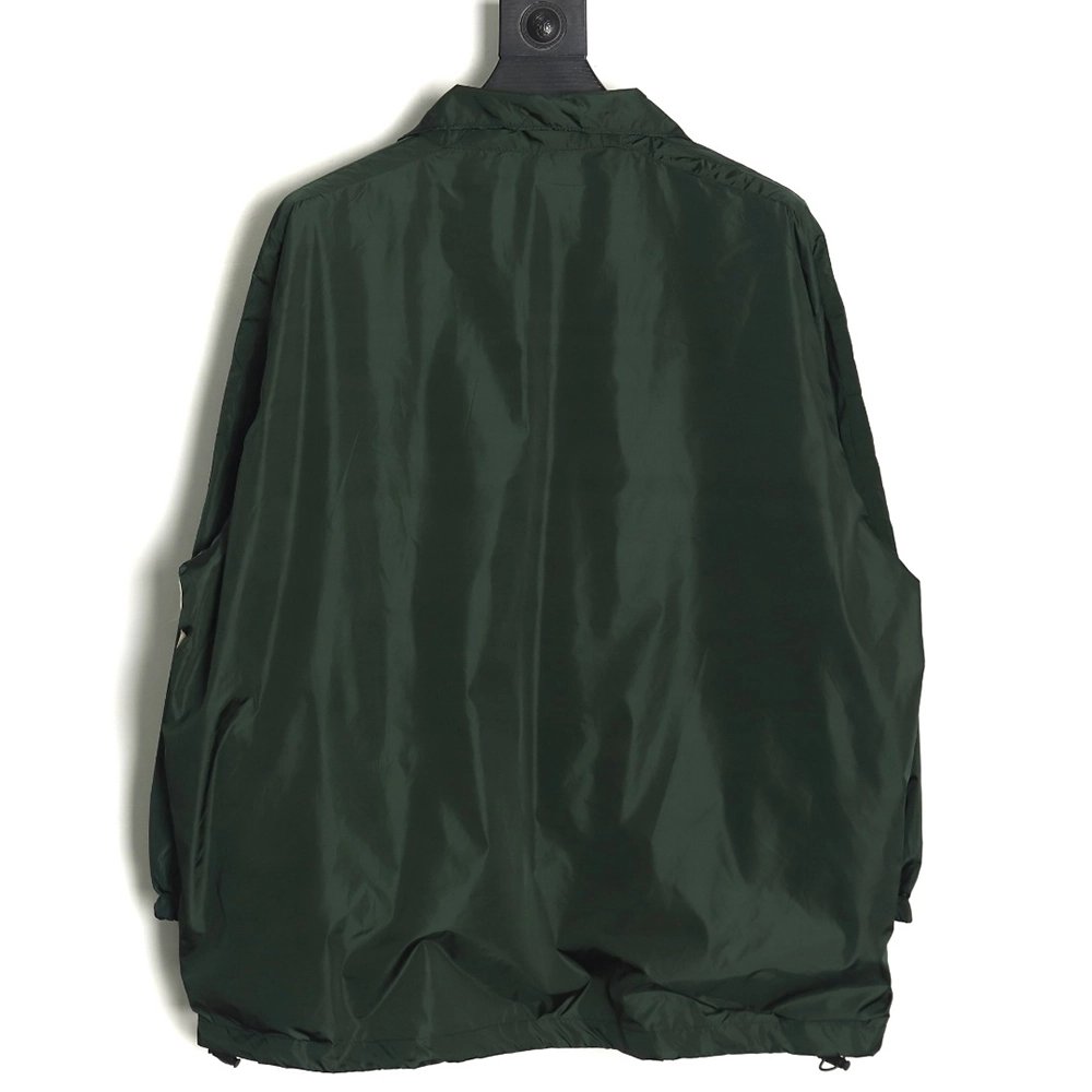 Balenciaga patchwork slogan windbreaker jacket TSK1,Balenciaga Jacket,Jacket,APPAREL