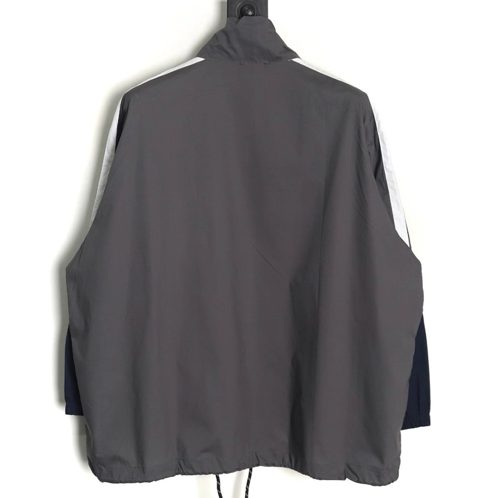 Balenciaga patchwork slogan windbreaker jacket,Balenciaga Jacket,Jacket,APPAREL