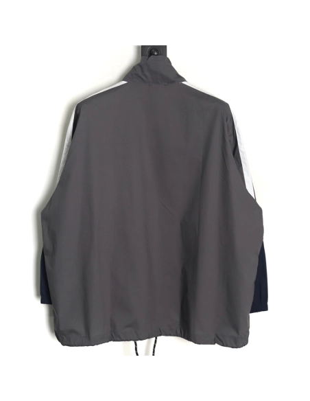 Balenciaga patchwork slogan windbreaker jacket,Balenciaga Jacket,Jacket,APPAREL