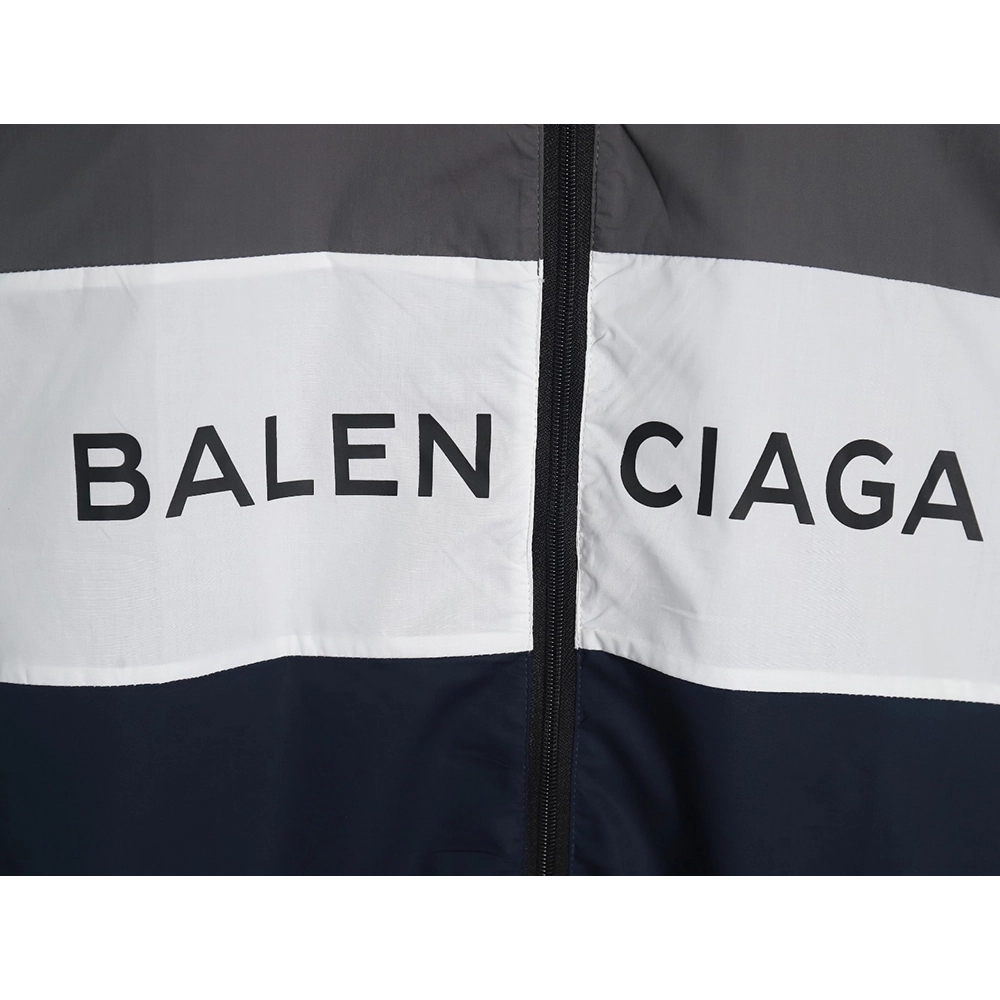 Balenciaga patchwork slogan windbreaker jacket,Balenciaga Jacket,Jacket,APPAREL
