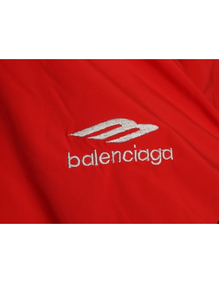 Balenciaga 3B red and blue patchwork jacket,Balenciaga Jacket,Jacket,APPAREL