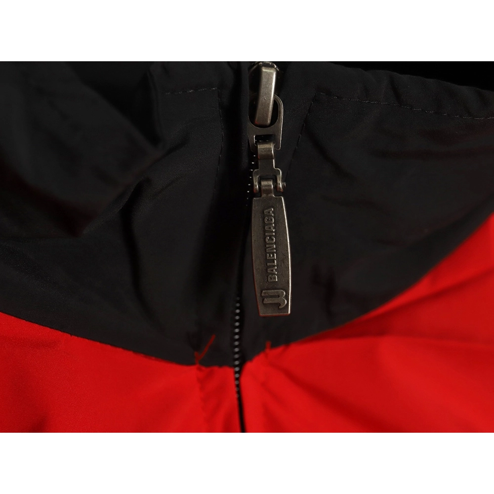 Balenciaga 3B red and blue patchwork jacket,Balenciaga Jacket,Jacket,APPAREL