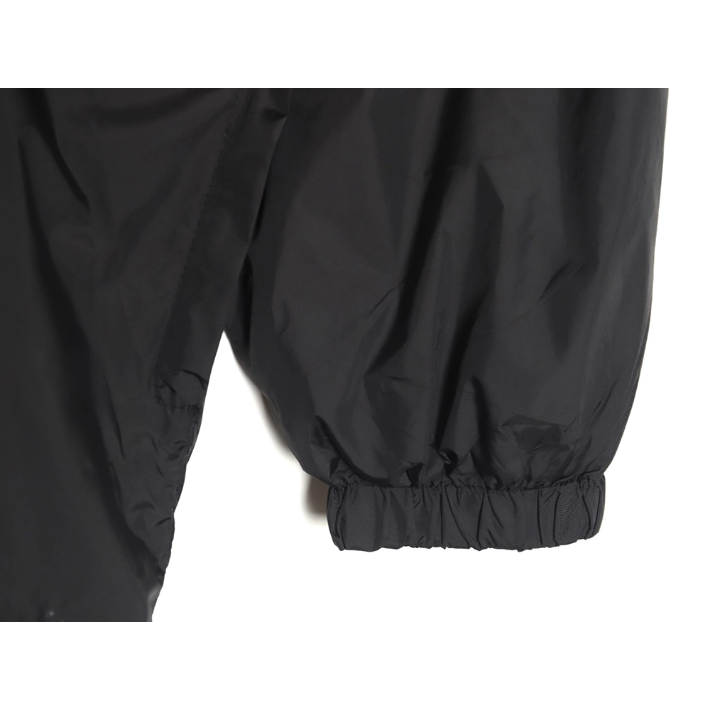 Balenciaga 57 black and blue patchwork slogan jacket,Balenciaga Jacket,Jacket,APPAREL