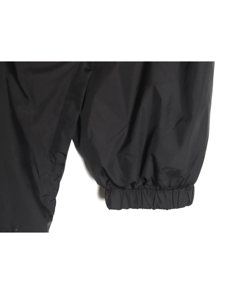 Balenciaga 57 black and blue patchwork slogan jacket,Balenciaga Jacket,Jacket,APPAREL