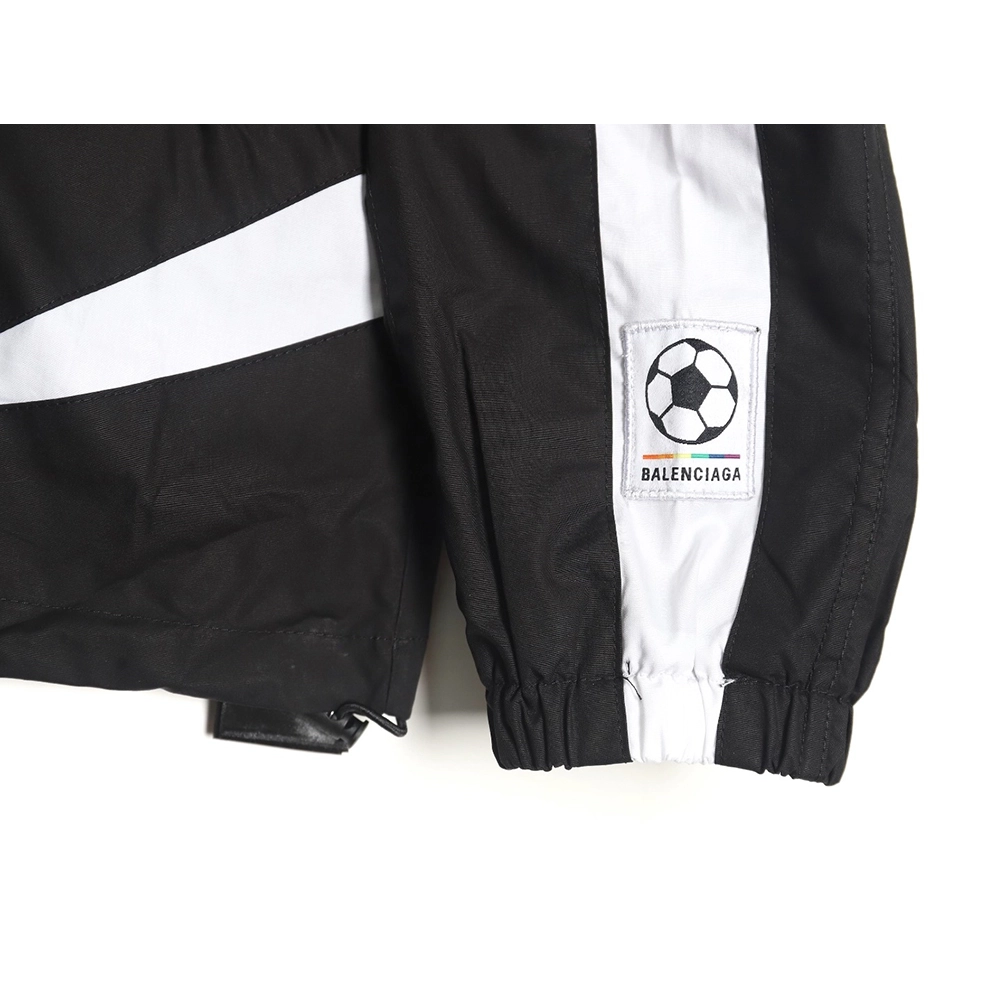 Balenciaga 10 patchwork football training jacket,Balenciaga Jacket,Jacket,APPAREL