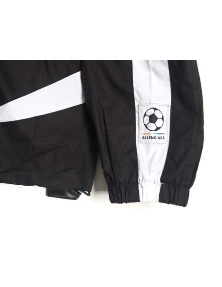 Balenciaga 10 patchwork football training jacket,Balenciaga Jacket,Jacket,APPAREL