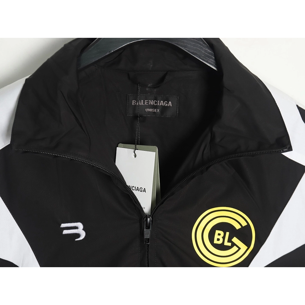 Balenciaga 10 patchwork football training jacket,Balenciaga Jacket,Jacket,APPAREL