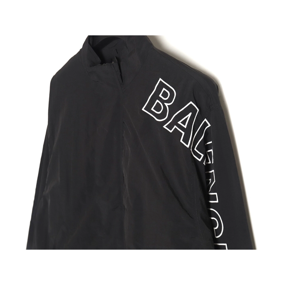 Balenciaga Blank Letter Embroidered Sports Suit Jacket,Balenciaga Jacket,Jacket,APPAREL