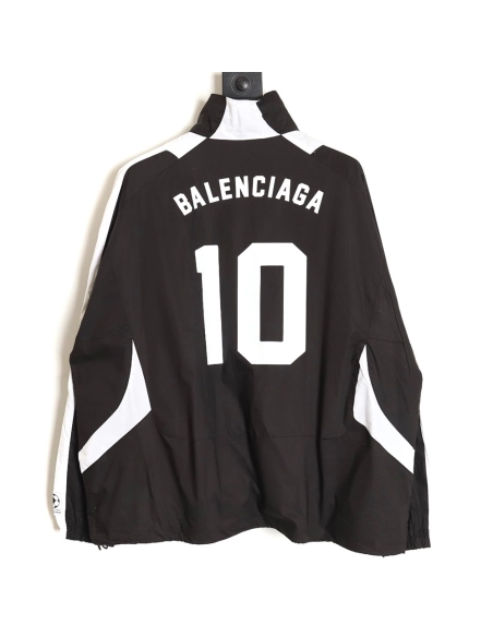 Balenciaga 24SS size 10 patchwork football training jacket,Balenciaga Jacket,Jacket,APPAREL