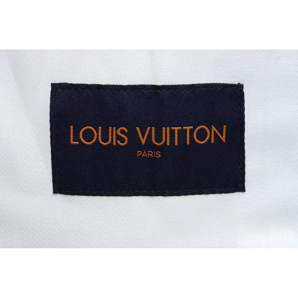 LV starry sky inkjet blue and white gradient denim jacket,Louis Vuitton Jacket,Jacket,APPAREL