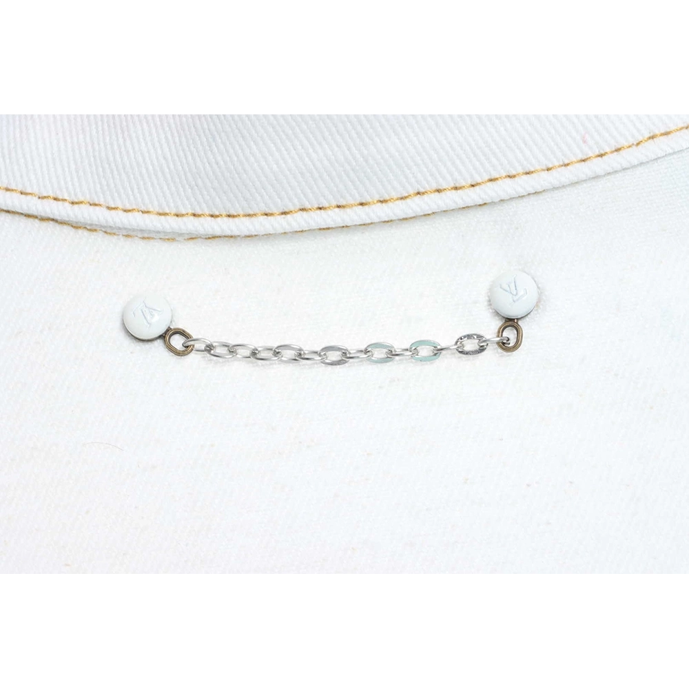 LV starry sky inkjet blue and white gradient denim jacket,Louis Vuitton Jacket,Jacket,APPAREL